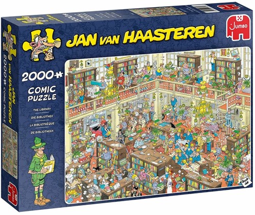 Jan van Haasteren De Bibliotheek - Puzzel 2000 stukjes