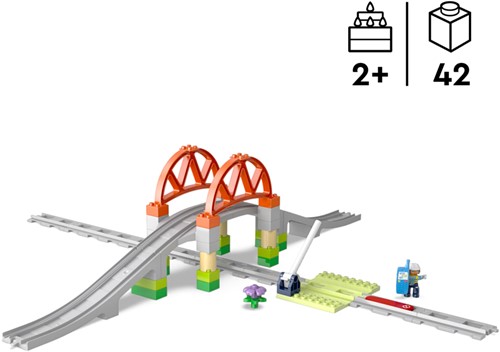 LEGO DUPLO Stad 10426 Treinbrug en rails uitbreidingsset - 30