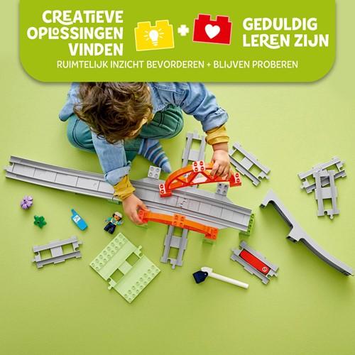 LEGO DUPLO Stad 10426 Treinbrug en rails uitbreidingsset - 50
