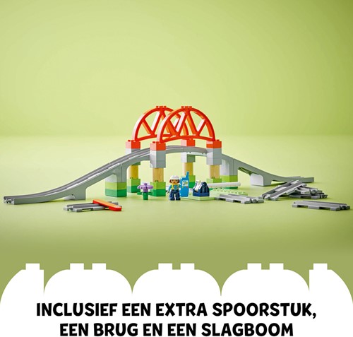 LEGO DUPLO Stad 10426 Treinbrug en rails uitbreidingsset - 70