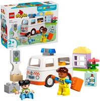 LEGO DUPLO Stad Ambulance met chauffeur - 10447