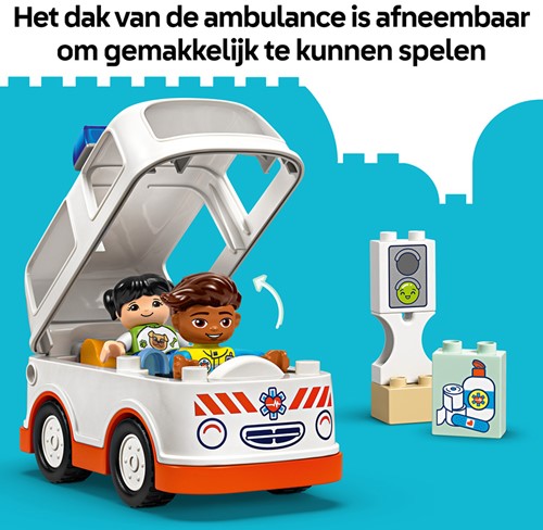LEGO DUPLO Stad 10447 Ambulance met chauffeur - 90