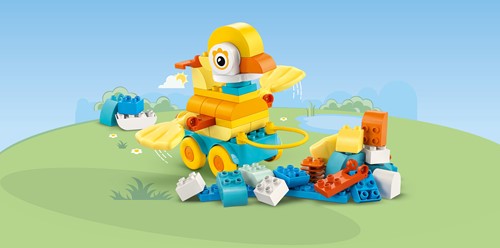 LEGO DUPLO Stad 3-in-1 dieren op wielen - 10448-2