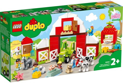 LEGO DUPLO Stad Schuur, tractor en boerderijdieren verzorgen - 10952