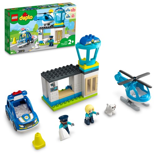 LEGO DUPLO Stad Politiebureau & Helikopter - 10959