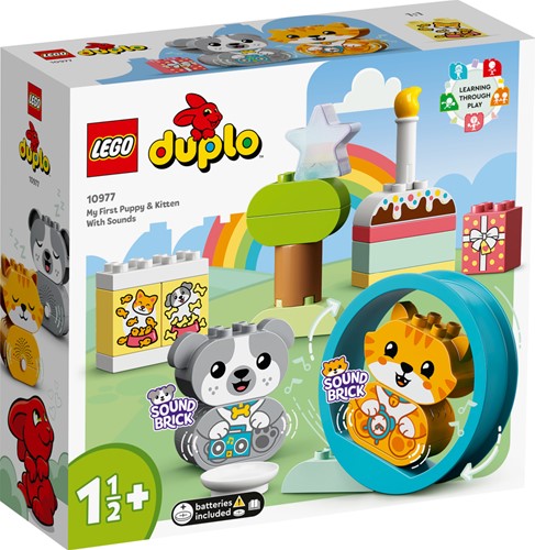 LEGO DUPLO 10977 Mijn eerste Puppy en Kitten met geluid - 10