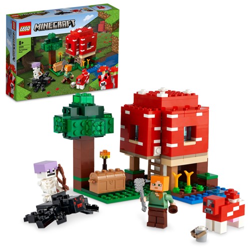 LEGO Minecraft™ The Mushroom House - 21179