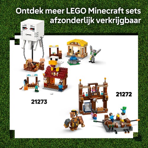 LEGO Minecraft® 21273 De Ghast-ballon aanval op het dorp - 130