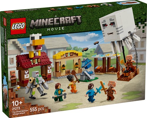 LEGO Minecraft® 21273 De Ghast-ballon aanval op het dorp - 10