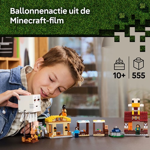 LEGO Minecraft® 21273 De Ghast-ballon aanval op het dorp - 40