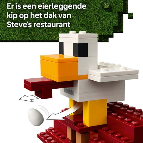 LEGO Minecraft® 21273 De Ghast-ballon aanval op het dorp - 80