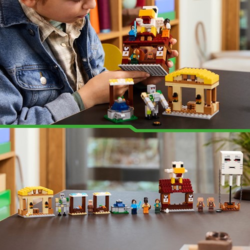 LEGO Minecraft® 21273 De Ghast-ballon aanval op het dorp - 90
