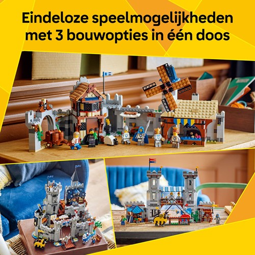 LEGO Creator 31168 Middeleeuws kasteel met ridders te paard - 100