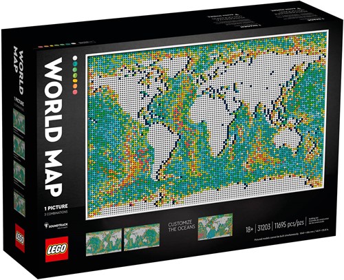 LEGO Art Wereldkaart - 31203
