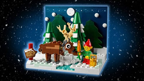 LEGO® Voortuin van de Kerstman - 40484