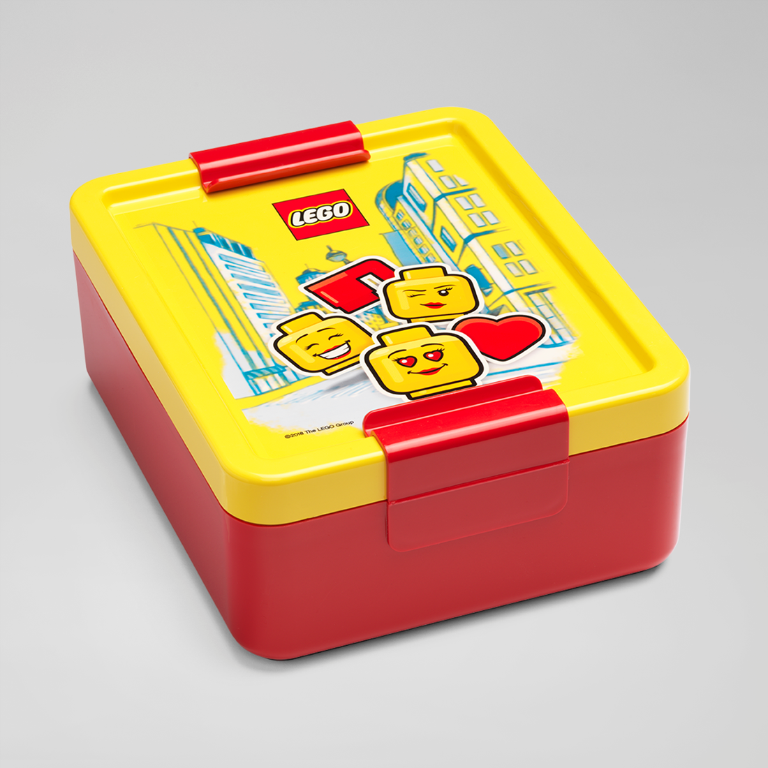 LEGO Lunchset - Girl - 4058 (rood/geel) | Uw speelgoed LEGO specialist