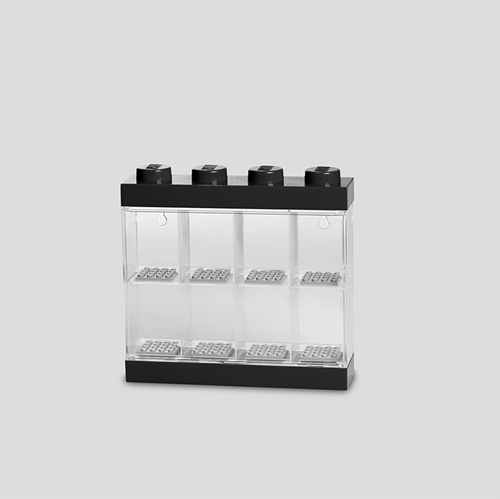 LEGO Minifigure Display Case 8 Zwart - 4065