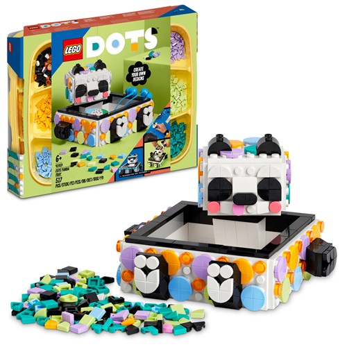 LEGO DOTS Schattige panda bakje - 41959