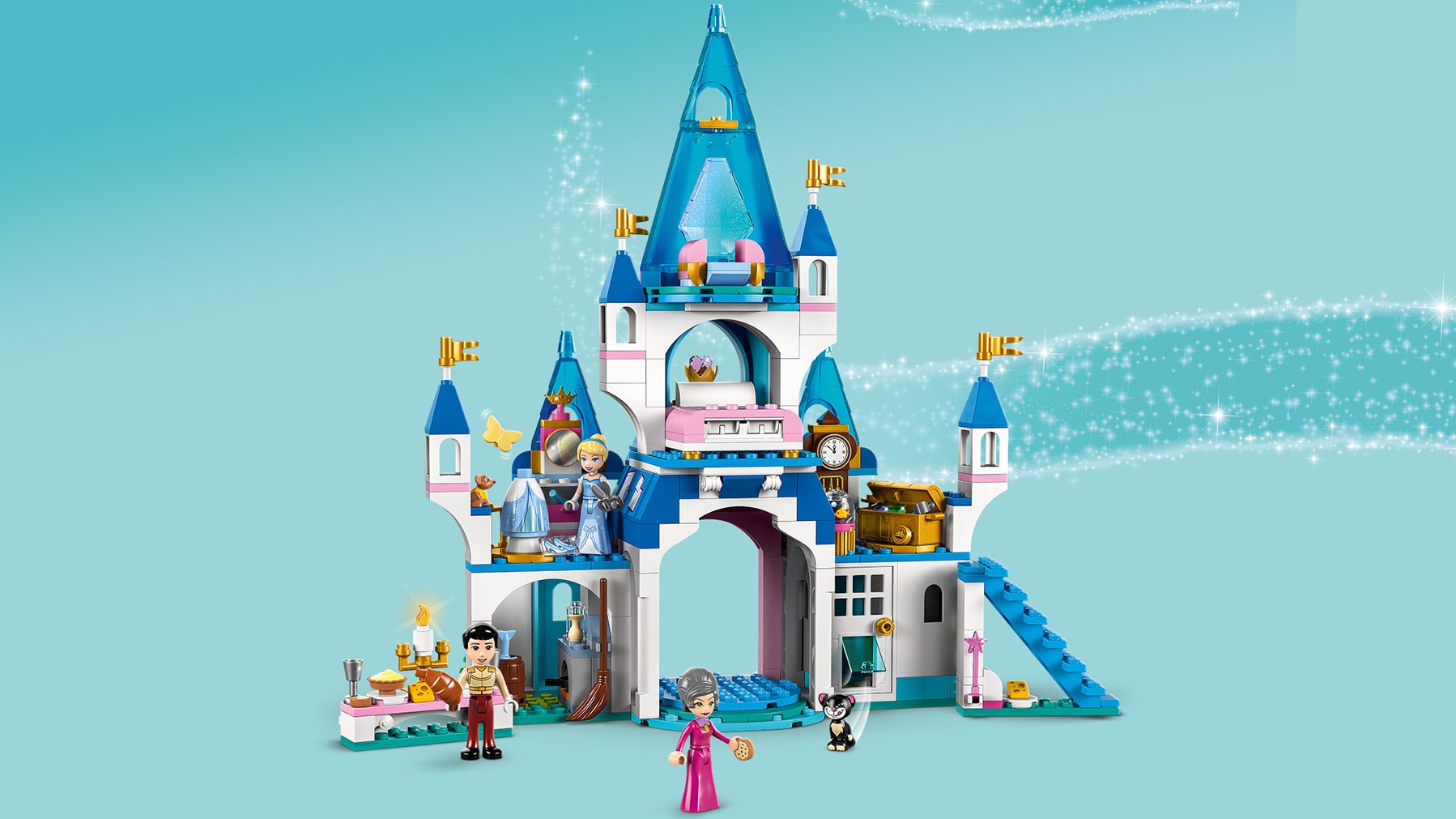 Ambitieus Op maat Wanorde LEGO Disney Princess™ Het kasteel van Assepoester en de knappe prins -  43206 | Uw speelgoed en LEGO specialist