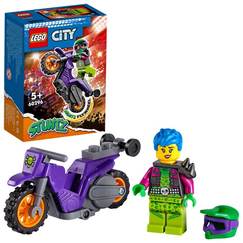 LEGO City Wheelie stuntmotor - 60296