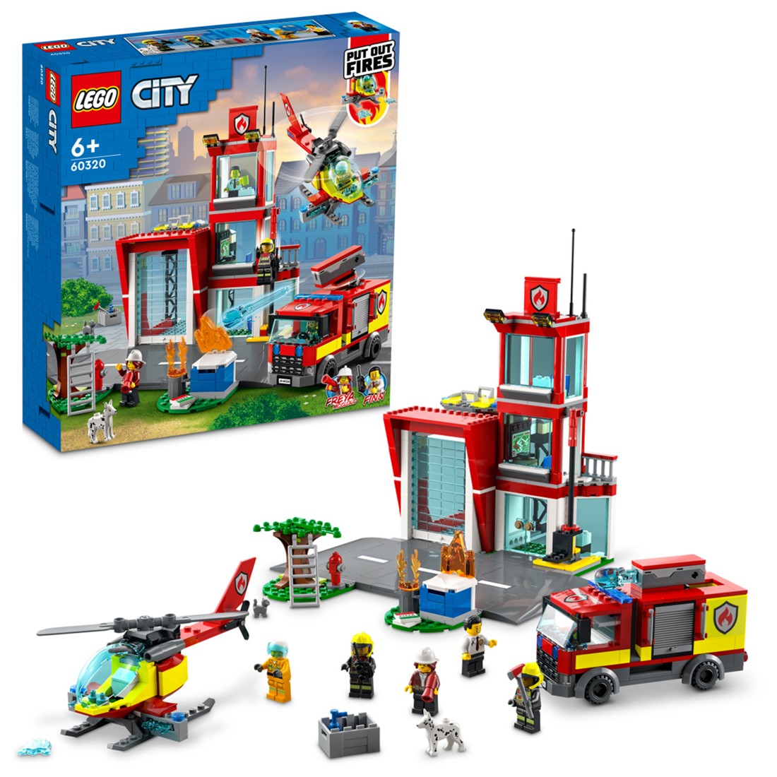Invloed referentie virtueel LEGO City Brandweerkazerne - 60320 | Uw speelgoed en LEGO specialist