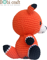 Bobi craft Mini Fenix - Knuffel vos 16cm-3