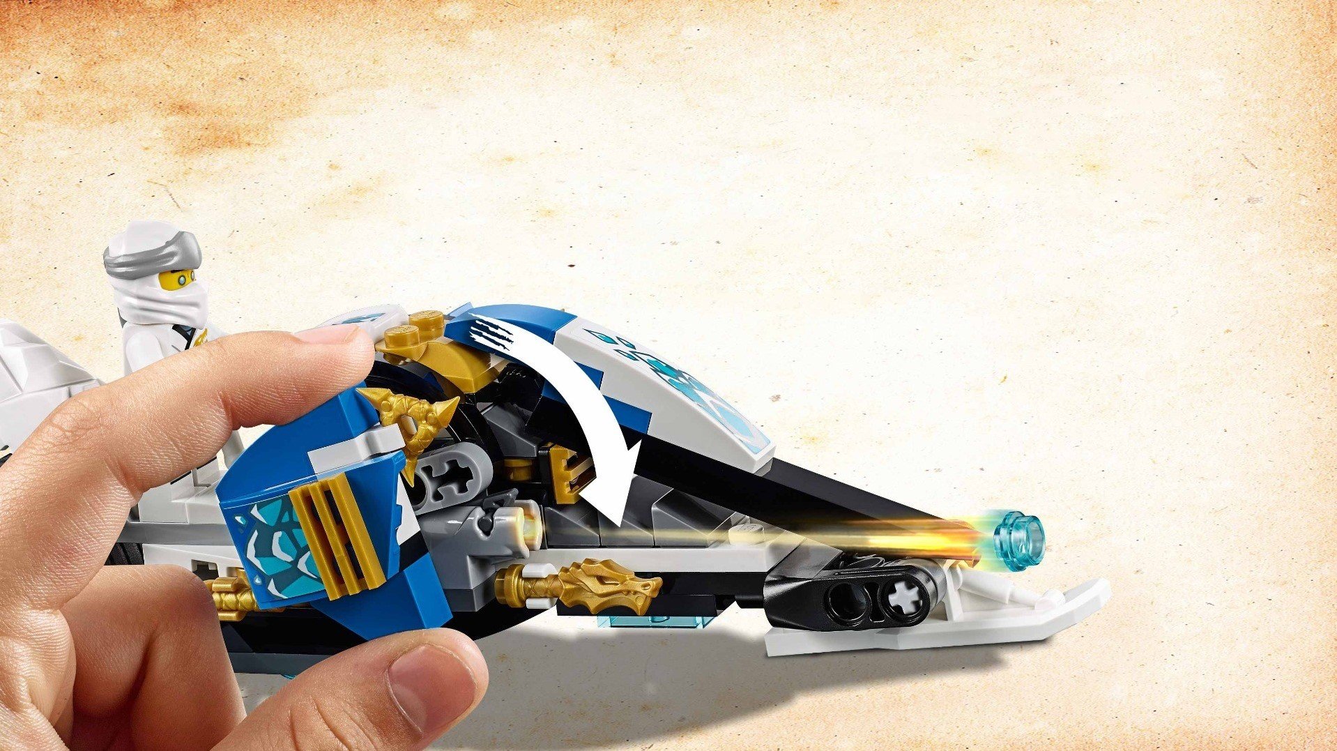 LEGO NINJAGO® 70667 Zwaardmotor van Kai & Sneeuwscooter van LEGO Ninjago zwaardmotor van Kai en sneeuwscooter van Zane 70667