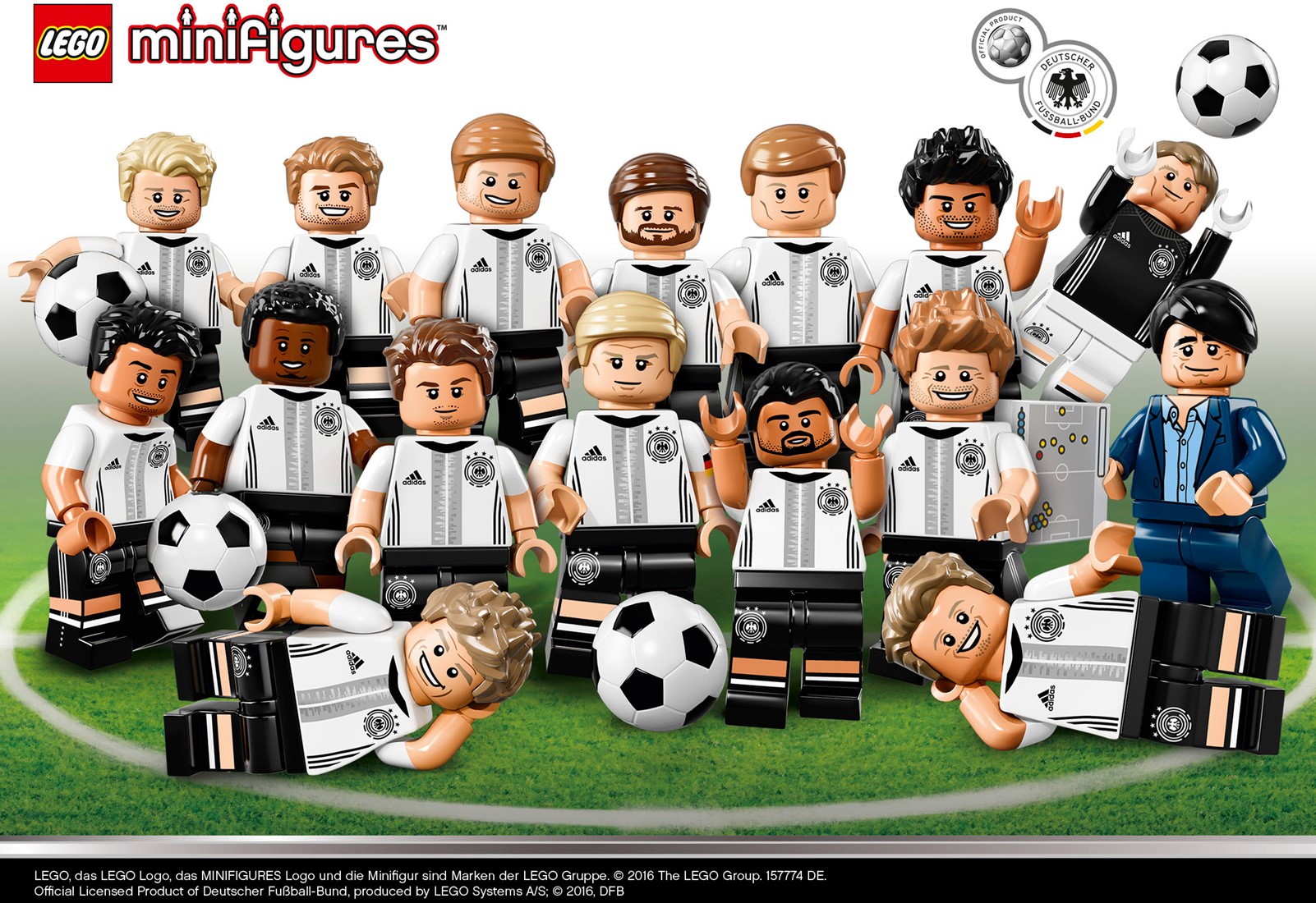 Lego Minifigures Dbf Der Mannschaft Serie 1 Stuks 71014 Uw Speelgoed En Lego Specialist
