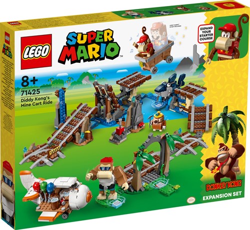 LEGO Super Mario™ 71425 Uitbreidingsset: Diddy Kongs mijnwagenrit - 10