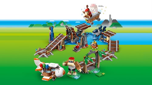 LEGO Super Mario™ Uitbreidingsset: Diddy Kongs mijnwagenrit - 71425-2
