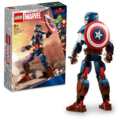 LEGO Marvel Captain America bouwfiguur - 76258