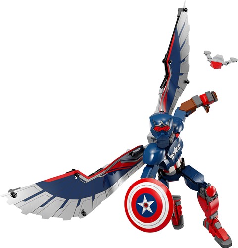 LEGO Marvel Nieuwe Captain America bouwfiguur - 76296-3