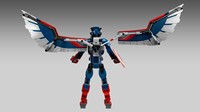 LEGO Marvel 76296 Nieuwe Captain America bouwfiguur - 40