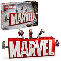 LEGO Marvel: MARVEL logo en minifiguren - 76313