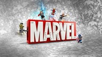 LEGO Marvel: MARVEL logo en minifiguren - 76313-2