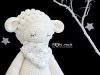 Bobi craft Barbra The Softie - Knuffel schaap 38cm-2