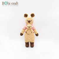 Bobi craft Little Knight Karo (M) - Knuffel kangoeroe 30cm-2