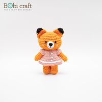 Bobi craft Foxxie Junior - Knuffel vos 14cm