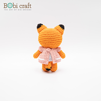 Bobi craft Foxxie Junior - Knuffel vos 14cm-2