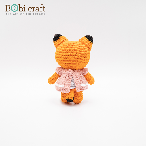 Bobi craft Foxxie Junior - Knuffel vos 14cm-2