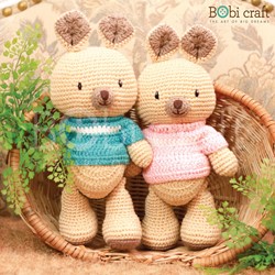 Bobi craft The Lively Karo - Knuffel kangoeroe 26cm