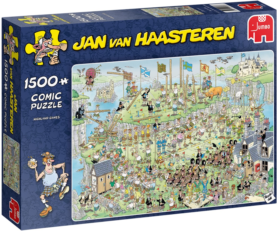 Corrupt Spijsverteringsorgaan Concentratie Jan van Haasteren Highland Games - Puzzel 1500 stukjes | Uw speelgoed en  LEGO specialist