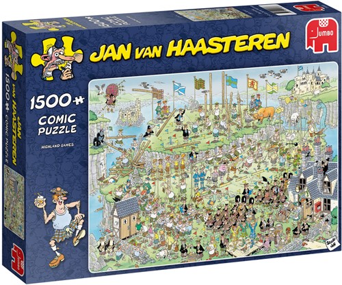 Jan van Haasteren Highland Games - Puzzel 1500 stukjes
