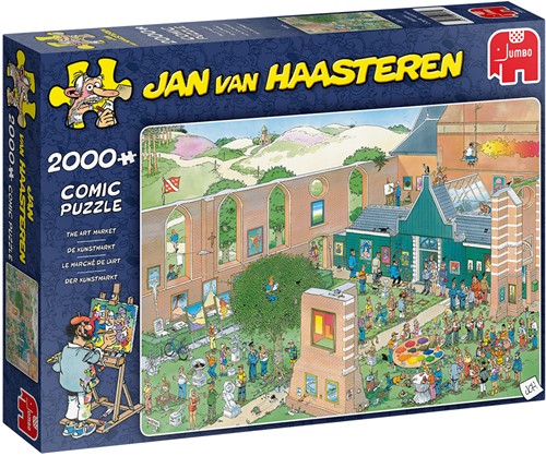 Jan van Haasteren De Kunstmarkt - Puzzel 2000 stukjes