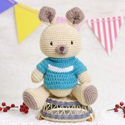 Bobi craft The Lively Karu - Knuffel kangoeroe 26cm