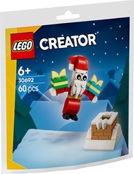 LEGO Creator Kerstman in de schoorsteen (polybag) - 30692