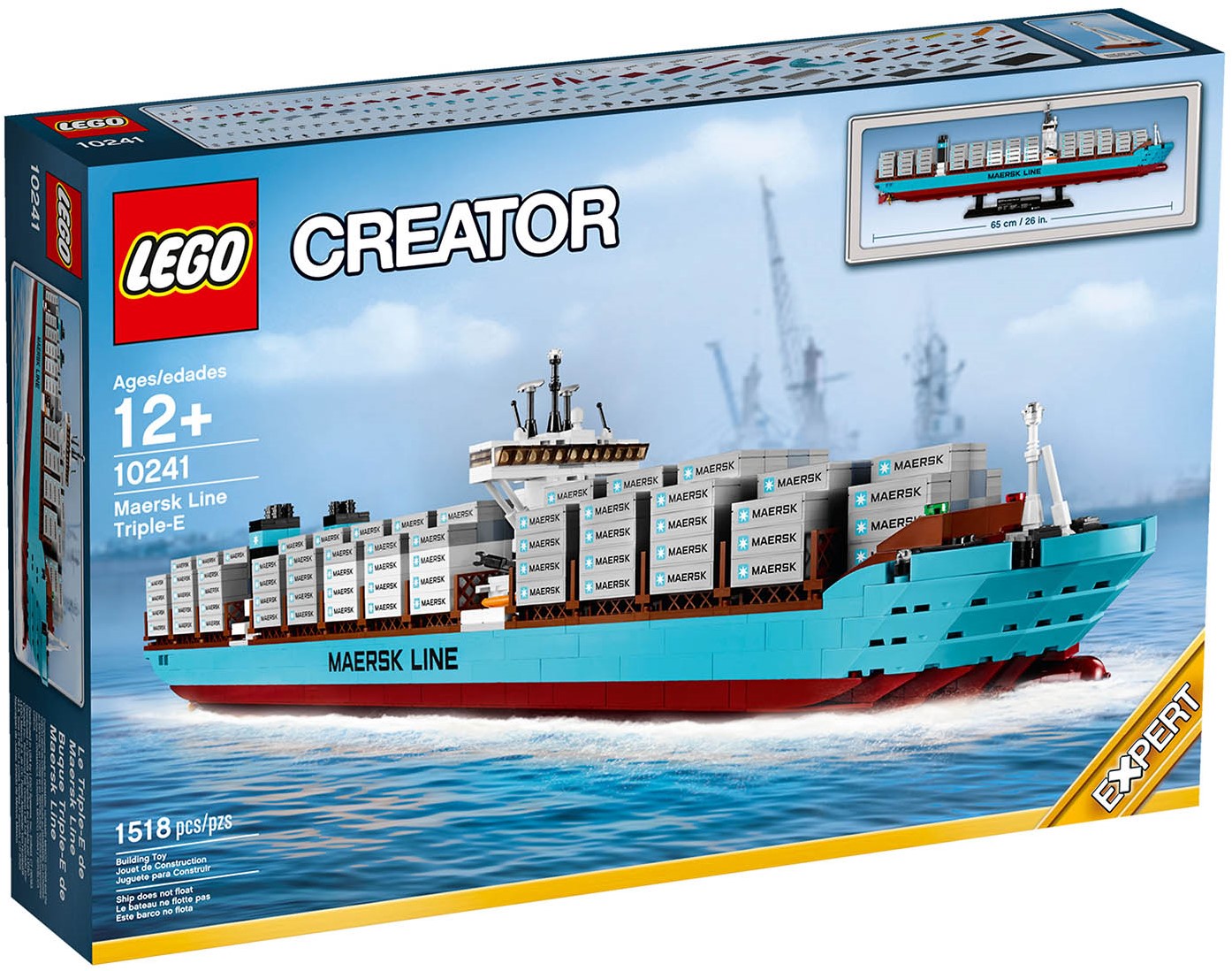 alliantie vegetarisch tempo LEGO Creator Expert Maersk Line Triple-E - 10241 | Uw speelgoed en LEGO  specialist