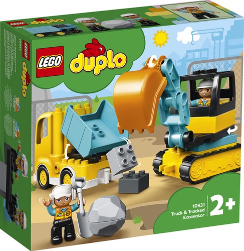 LEGO DUPLO Stad Truck & Graafmachine met rupsbanden - 10931