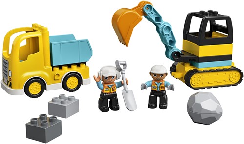 LEGO DUPLO Stad Truck & Graafmachine met rupsbanden - 10931-3