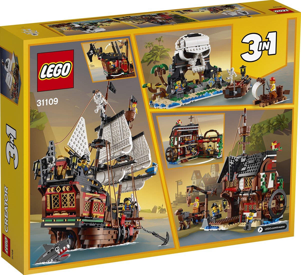 LEGO Creator 31109 Piratenschip | Uw speelgoed en LEGO ...